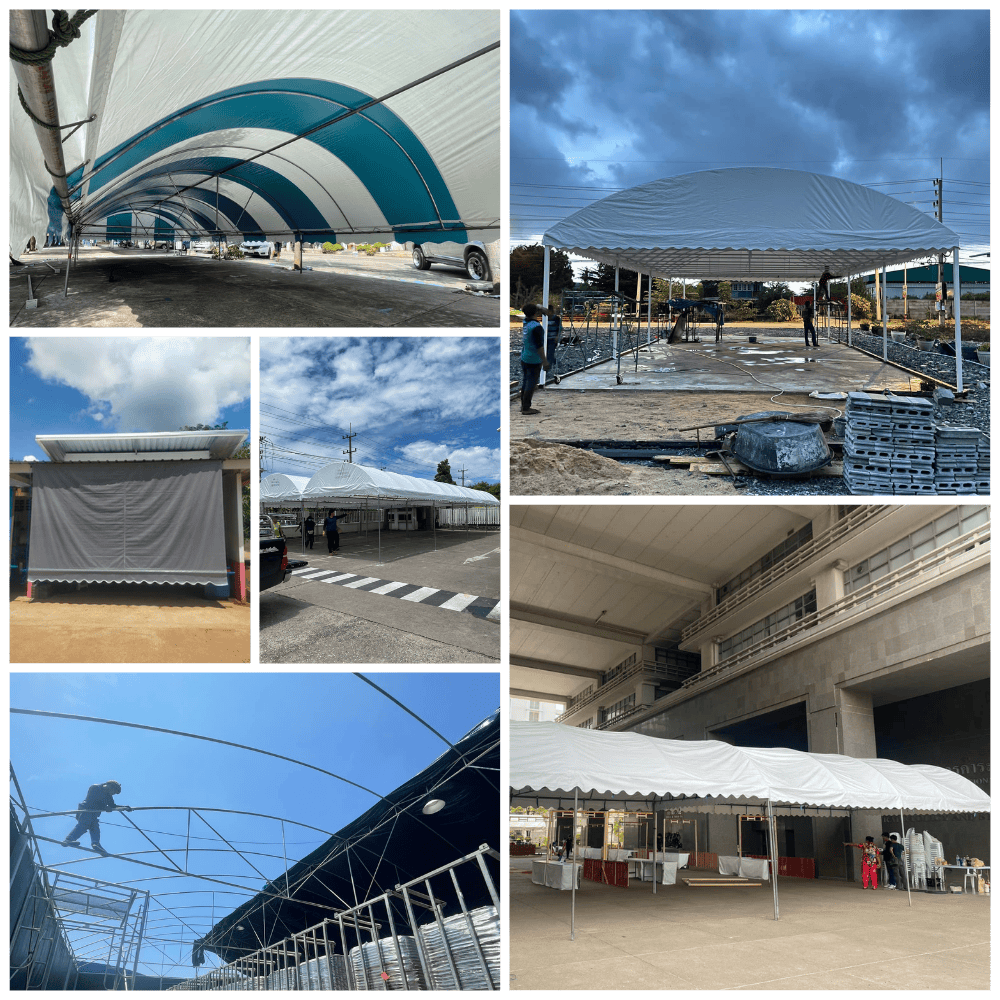 ผลิตติดตั้งผ้าใบ